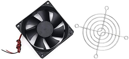 SP DC 12V Cooling Fan for PC Case, CPU Cooler with 3 Inches Grill