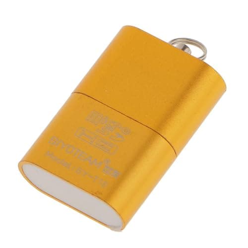 HEAVENGLOW High Speed Mini USB 2.0 Micro SD TF T-Flash Memory Card Reader Adapter Gold|Computers/Tablets & Networking | Laptop & Desktop Accessories | Memory Card Readers & Adapters 4