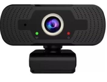 Care CASE Match Webcam Full HD 1080P with Built in Microphone and Compatible with 2.0 (Black)(k)