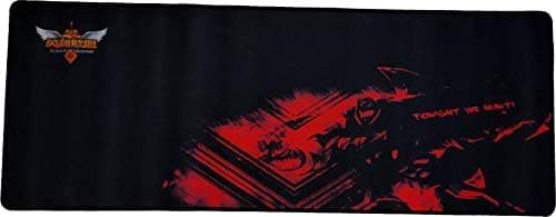 Sii League of Legends RED Large XXL Gaming Mouse Pad with Nonslip Base Waterproof & Foldable Mat for Desktop Laptop Keyboard Consoles (80 x 30 cm) Mousepad (Black)