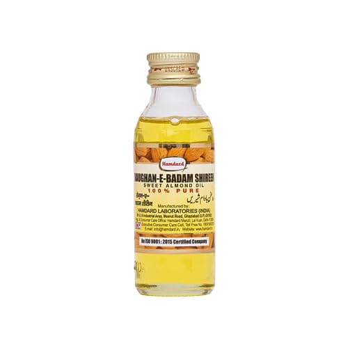 Hamdard Raughan-E-Badam Shireen Sweet Almond Oil, 50ml, Pack of 1 3