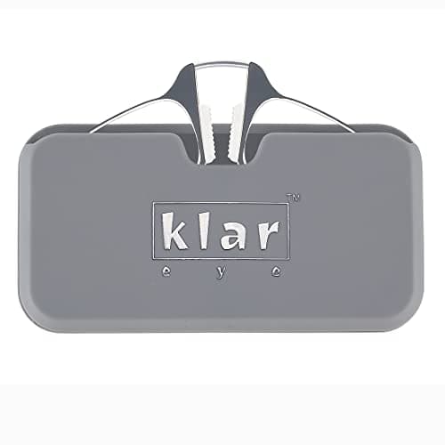 Klar Eye Quik Smartphone Reading Glasses With Scratch Resistant Blue Block Glasses For Adults, Grey, 3.5 Diopters 2
