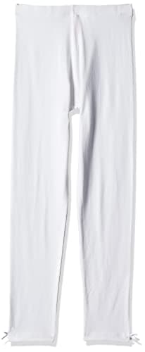 max Girls Solid Full-Length Leggings_S23Elg08White_11-12Years White Fit Type : Regular Fit, Mid Rise 2