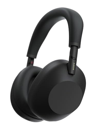 Sony WH-1000XM6 The Best Wireless Noise Canceling Headphones, HD NC Processor QN3, 12 Microphones, Adaptive NC Optimizer, Mastered by Engineers, Studio-Quality- Black