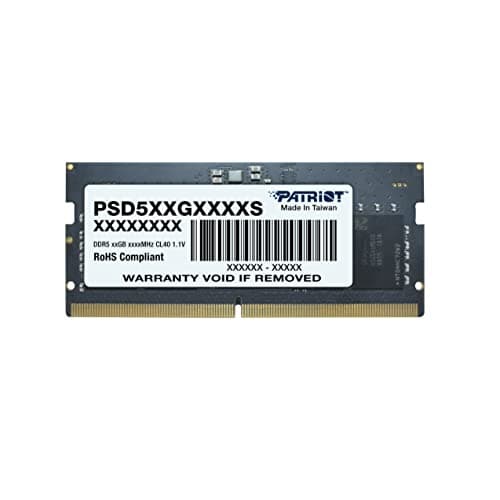 Patriot Memory Signature Line DDR5 16GB (1 x 16GB) 5600MHz SODIMM Single PSD516G560081S