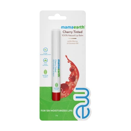 Mamaearth 100% Natural Lip Balm for Women - 2 g (Cherry) 2