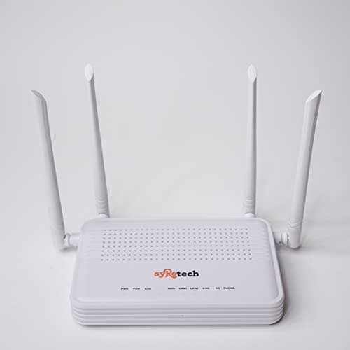 Syrotech SY GPON 2010 WADONT Dual Band XPON ONT with 4 Antenna Fiber Broadband with Voice Wireless Router