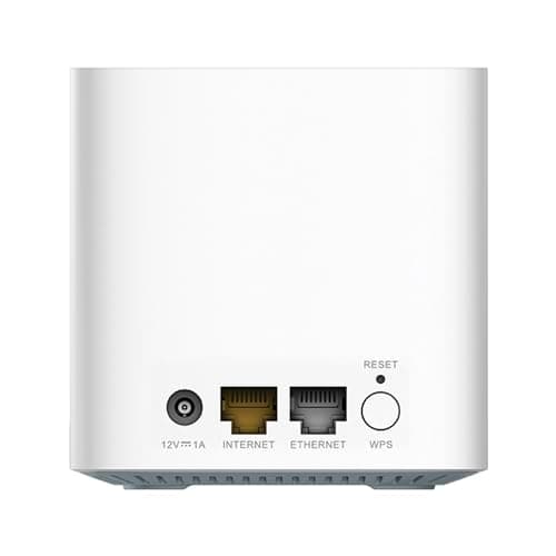 D-Link M15 | WiFi 6 Speed 1500 Mbps | Pack of 2 - Covers Upto 4000 Sq. Ft.| Dual Band | Gigabit Port |AI Powered Mesh Router |Seamless Whole Home |MTCTE Certified 3