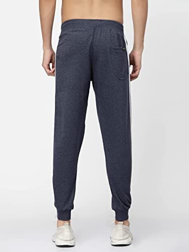 UZARUS Men's Regular Fit Joggers Trackpants (3XL, Navy) 4