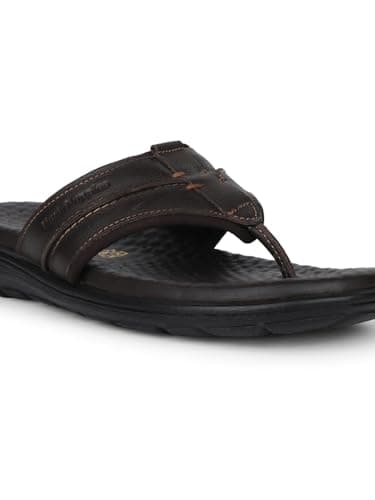 Hush Puppies Men's CHARLES THONG E Brown Sandal's - 10 UK (8744907) 3