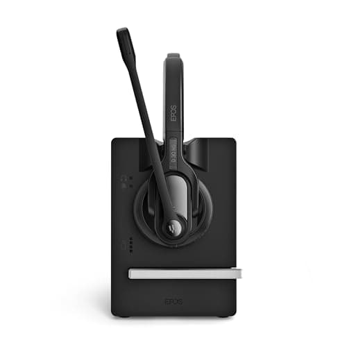 EPOS Impact D 30 USB ML - Wireless DECT Dual Ear Headset for a Direct Connection to a PC/Softphone, Black