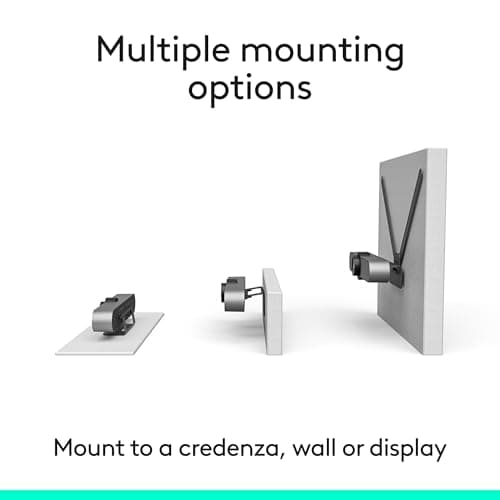 Logitech MeetUp HD 100x Optical Zoom Video and Audio Conferencing System for Small Meeting Rooms, Black 5