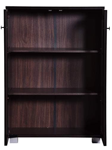 DeckUp Awana Engineered Wood Book Shelf and Display Unit ( Set of 1 ,Walnut, Matte Finish) 4