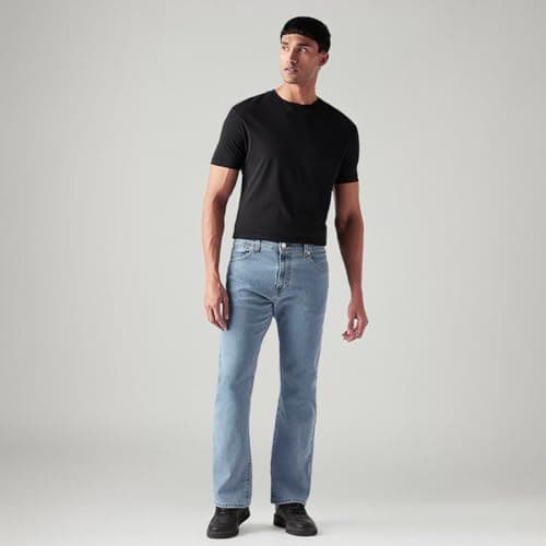 Levi's Men's 517 Light Indigo Bootcut Fit Mid-Rise Jeans 5