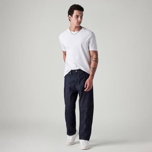 Levi's Men's 568 Dark Indigo Loose Fit Mid Rise Jeans 5