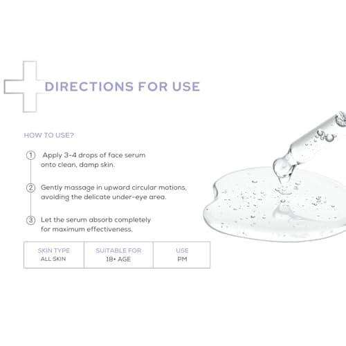 Serumera 0.3% Retinol Anti Aging Face Serum | For Fine Lines, Wrinkles, Loss of Elasticity, Uneven Skin Texture | All Skin Type | 30 ml 5