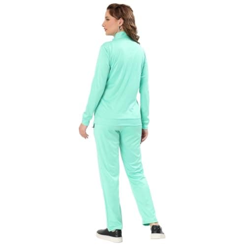 SARUS INDIA Women's Track Suit Polyester Regular Fit Activewear Set Full Zipper Jacket with Pyjama 2 Way Stretch Fabric Sportswear for Gym Workout Running Yoga Walking Travel Lounging 2