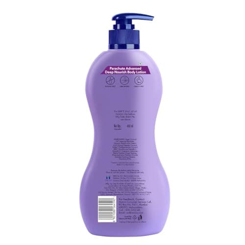 Parachute Advansed Deep Nourish Body Lotion for Women & Men, Dry Skin, 400ml | Pure Coconut Milk, 100% Natural, 72h Moisturisation 2