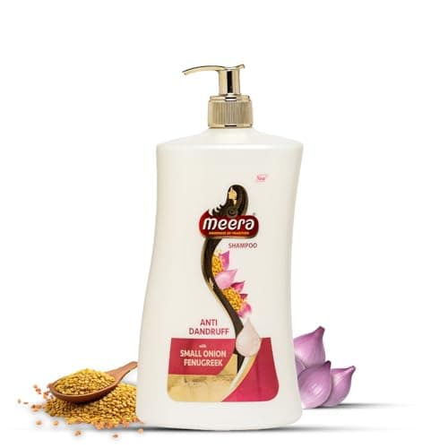 Meera Anti Dandruff Shampoo, With Goodness Of Small Onion and Fenugreek, For Men And Women, 1L