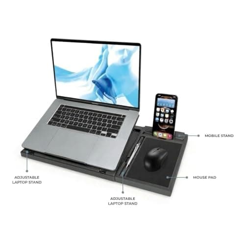 6-in-1 Multipurpose Laptop Stand with Mobile Holder & Mouse Pad 2