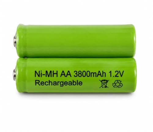 MICROUSB Compatible with Ni-MH 3800mAh 1.2V AA Rechargeable Battery (Pack of 2)
