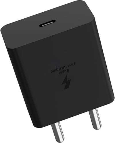 DR VAKU® 45W Samsung Fast Charger Type C PD GaN Travel 45 Watt Adapter for Samsung Galaxy S25 Ultra/S25/S24 Ultra/S24/S23/S23 Ultra/S22 Ultra/Z Fold6/Flip/Tab S10 Ultra/S9 Fe/A9 Plus/A8