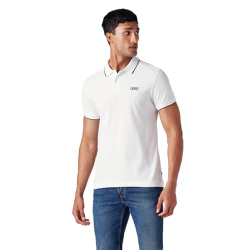 Men's Solid Slim Fit Polo T-Shirt