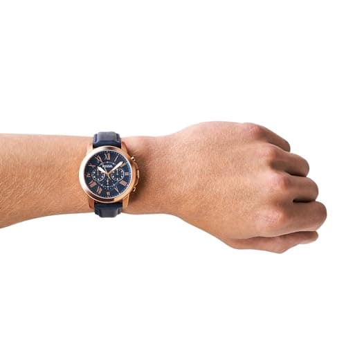 Fossil Grant Chronograph Blue Dial Men's Watch - FS4835Ie 4