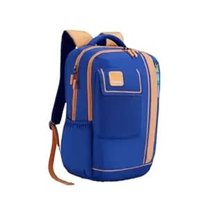 American Tourister Sest 3.0 Style 02 | 30L Backpack | School Bag | 3 Compartments | School Backpack for Girls and Boys | Spacious Interiors | Blue | 1 Yr Global Warranty