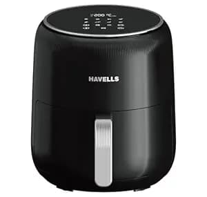 Havells Prolife Neo Air Fryer1500W| 4.5 L | Digital Air Fryer| 8 Pre-Sets| Aerocrisp Technology| 85% Less Oil Use| 60-Min Timer| 2Yr Door Step Warranty by Havells | Air-Fryer for Home Kitchen
