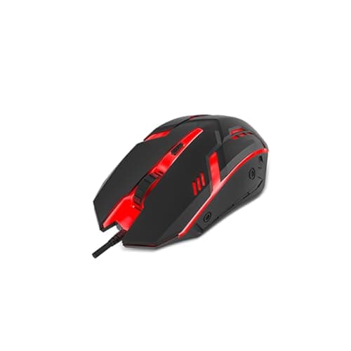 D25 Robot Wired Optical Gaming Mouse with RGB LED Light, Lightweight and Ergonomic Design, DPI Upto 1500, 1.5M Long USB Wire, Compatible with Windows and Mac (IV-G01) 3