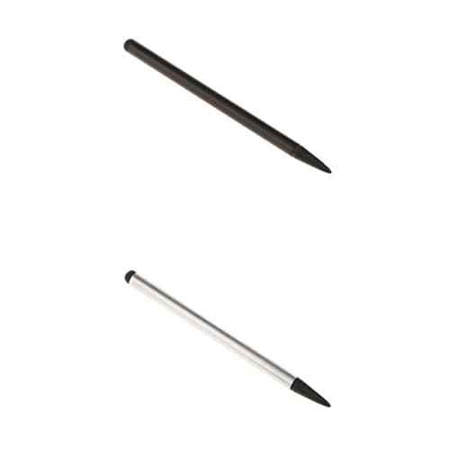 VISTORA 2Pieces Capacitive Pen Touch Screen Stylus Pens for Tablet/ipad Black+Silver|Tablet & eBook Reader Accs|Styluses