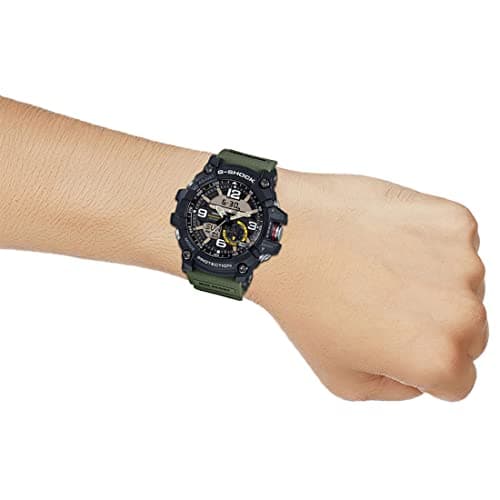 Casio G-Shock GG-1000-1A3DR Black Analog-Digital Dial Green Resin Strap Men's Watch Mud Resistant Shock Resistant G662 4