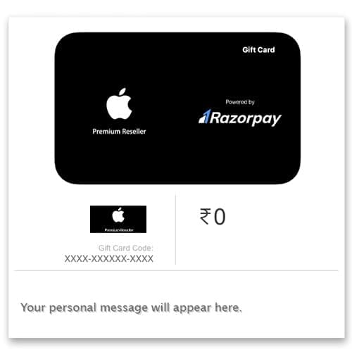 Apple Premium Reseller Voucher | Flat 3% Off | Gift Voucher | Instant Delivery | Valid for Offline purchases | 6 months Validity | Valid in India Only