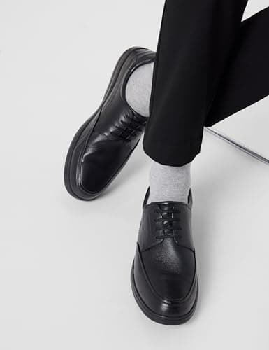 Hush Puppies Men's STREET DERBY Black Formal Shoe's - 9 UK (8246143) 2