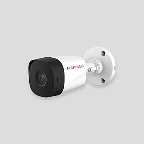 CP PLUS 2.4MP IR Bullet Outdoor Security Camera | 3.6mm Fixed Lens | Max 25/30fps at 2.4MP | DWDR, Day/Night (ICR) | Night Range of 20 Mtrs., Smart IR | Support Built-in Mic | CP-URC-TC24PL3C-V3