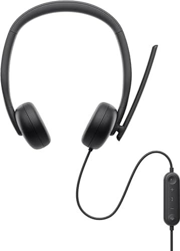 DELL Wired Over Ear Wired Headphones - WH3024 3