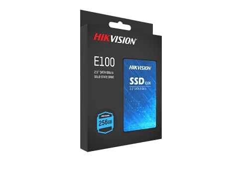 HIKVISION E100 256GB 2.5-Inch Internal SSD, SATA 6Gb/s, up to 550MB/s - Solid State Disks 3D Nand TLC 3