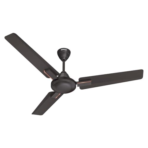 Havells 1200mm Ambrose Neo Energy Saving Ceiling Fan| High Speed, High Air Delivery| Strong & Powerful Motor|Air Delivery: 220 m³/min| Speed: 370 RPM| 2 Year Warranty |(Pack of 1, Smoke Brown)