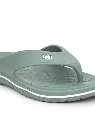 Liberty A-HA BEACHTIME Casual Slipper for Men with EVA Sole | Durable & Lightweight | Stylish Flip-Flop | Cushioned Footbed | Comfortable Fit for Every Occasion (Green - 8 UK) 5
