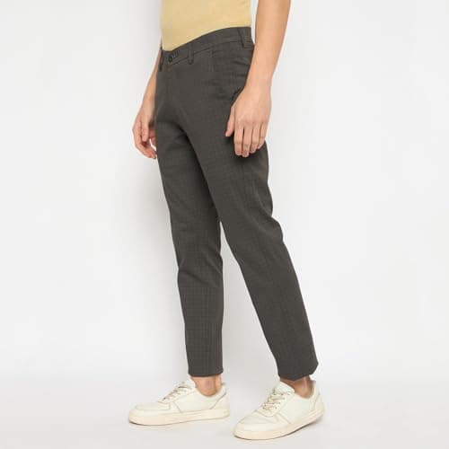 Duke Urban Men Cotton Chinos Trousers (SDT4625_Charcoal_34) 3