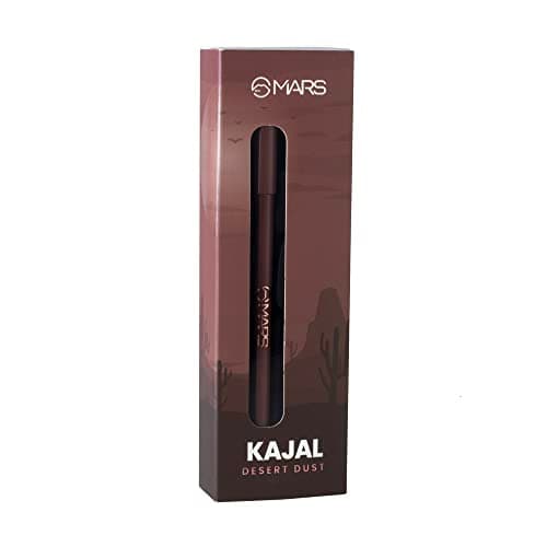 MARS Won't Smudge Won't Budge Smooth Glide Matte Kajal Pencil | Long Stay & Waterproof (1.4G) (07-Desert Dust), Assorted, Brown 5
