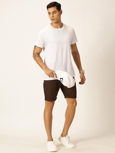 Thomas Scott Men 100% Cotton Smart Chino Shorts (TSS038_Coffee, 38) 5