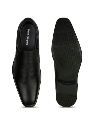 Hush Puppies Boston Slipon E 23 Men's Black Formal Shoes - 9 UK (8556002) 5