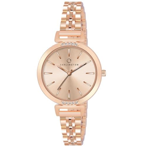 Carlington Iconic Analog Watches for Women with Premium Stainless Steel Strap - CT 2034