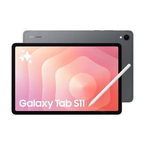 Samsung Galaxy Tab S11 with AI, Hexagonal S-Pen in-Box, 27.8 cm (11 Inch) Dynamic AMOLED 2X Display, 120Hz Refresh Rate, Pre Loaded Pro Apps, 12GB RAM, 512GB Storage, Wi-Fi Tablet, Gray