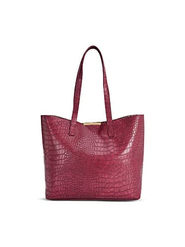 Caprese womens OPRAH T Large MAROON Tote Bag