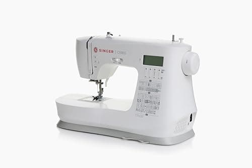 SINGER C5955 Computerized Sewing Machine | LCD Display | 200 Built-in Stitches | 850 SPM High-Speed Motor | Speed Control | Needle Up/Down | Extension Table | Easy Top-Loading Bobbin 3