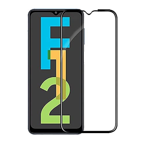 JGD PRODUCTS (Black Tempered Glass Screen Protector for Samsung Galaxy M12 / Samsung Galaxy A12 (2021) -Edge to Edge Full Screen Coverage 2