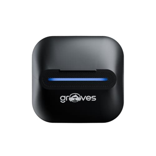 Grooves Delta Spaceship Inspired Low Latency Gaming,True Bluetooth Gaming Dual Mode Headset, Upto 120 HR Playtime 4 Mic ENC and Hybrid Eco Support with 400Mah Battery (Black, True Wireless) 2